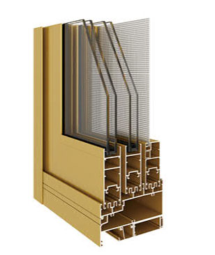 YTC122系列推拉窗(隐排)