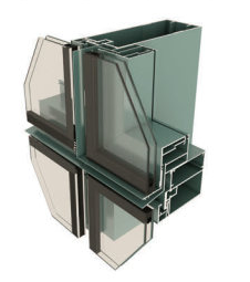 185系列隐框、半隐框幕墙