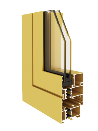 GRB50系列隔热内开内倒平开窗