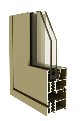 55W系列隔热外平开窗