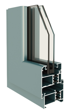 55H系列隔热外平开窗