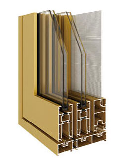 185系列隔热三轨重型提升推拉门