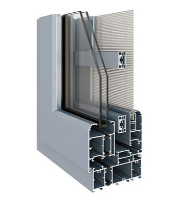 108G系列隔热窗纱一体平开窗